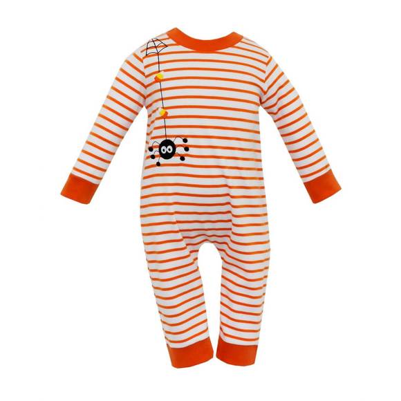 Claire & Charlie Boys Blue Knit Stripe Sailboats Bubble main image 0